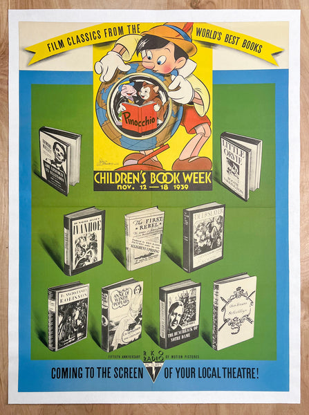 1939 Children’s Book Week Walt Disney RKO Radio Pictures