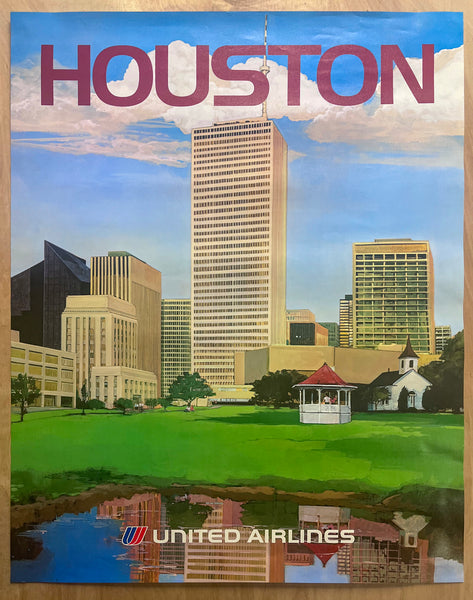 c.1973 Houston Texas United Airlines Thomas Tom Hoyne