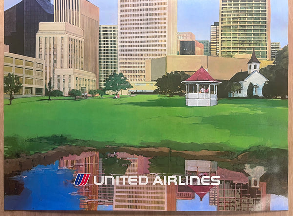c.1973 Houston Texas United Airlines Thomas Tom Hoyne