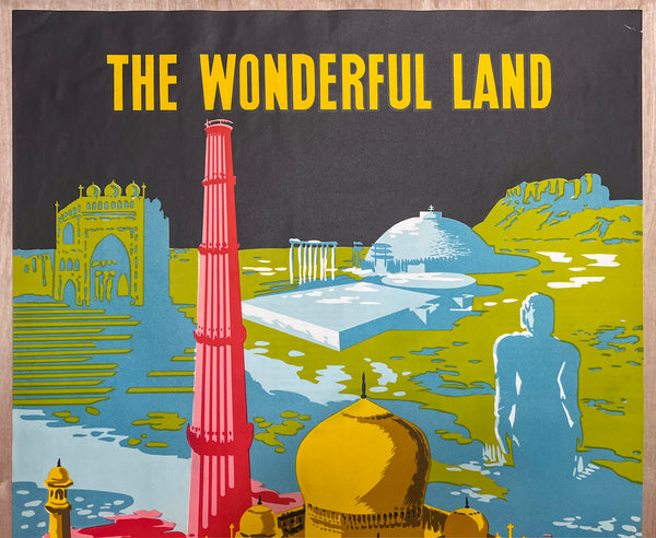 1957 INDIA The Wonderful Land Vintage Travel