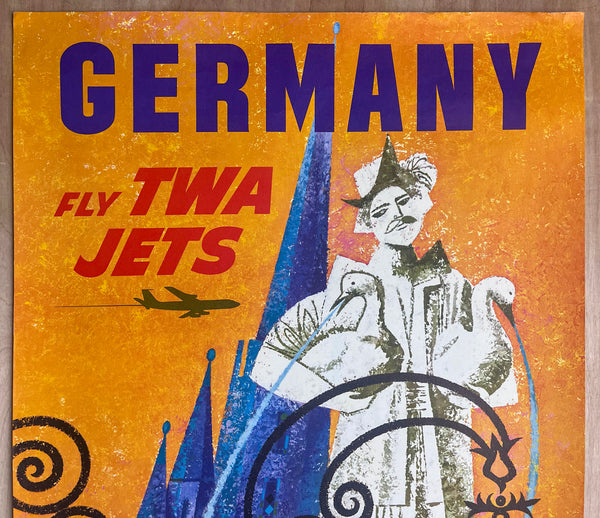 1962 Germany Fly TWA Jets by David Klein