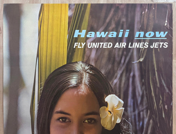 c.1969 Hawaii Now Fly United Air Lines Jets Airlines Travel