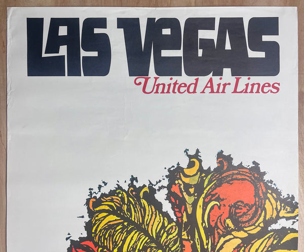 1967 Las Vegas United Air Lines by James Jebavy Showgirl