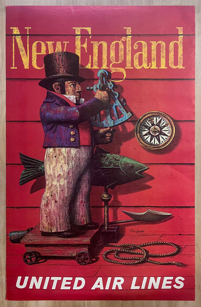 c.1960 New England United Air Lines Stan Galli