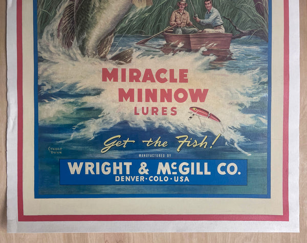1950 Miracle Minnow Lures Get the Fish! Wright & McGill Lyndle Dunn