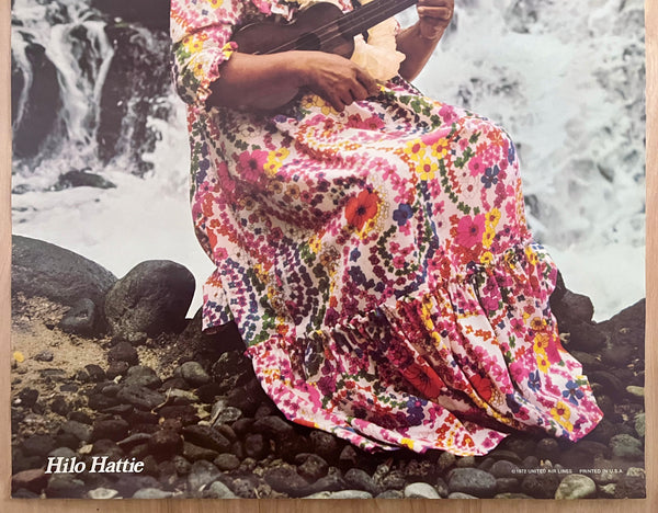1972 Hawaii United Air Lines Airlines Hilo Hattie Ukelele