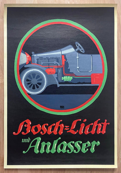 Bosch Advertising Poster Group by Lucian Bernhard Official Reissues