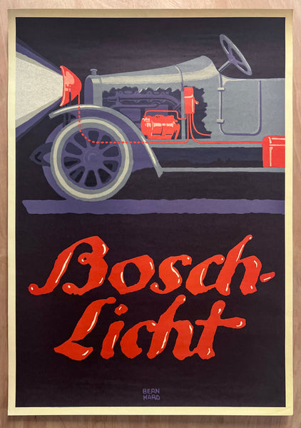 Bosch Advertising Poster Group by Lucian Bernhard Official Reissues