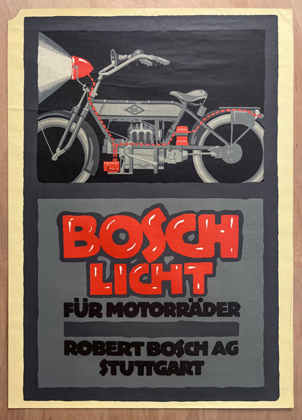 Bosch Advertising Poster Group by Lucian Bernhard Official Reissues