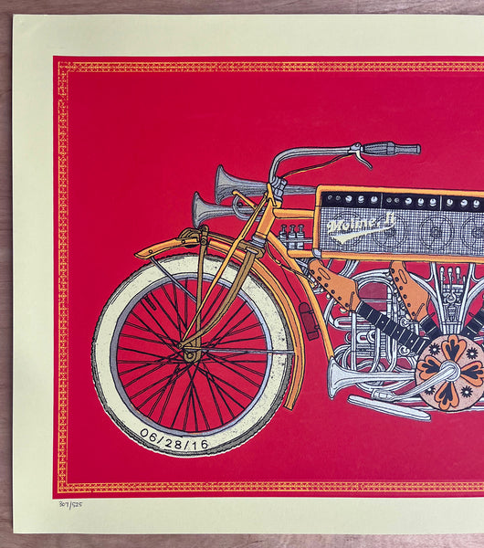 2016 Dave Matthews Band iWireless Center Moline Illinois Screenprint #307/525
