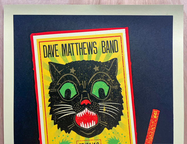 2018 Dave Matthews Band Milwaukee Wisconsin 07/01/2018 Signed Numbered #54/900