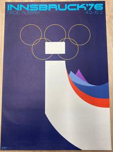 1976 Winter Olympics by Arthur Zelger Skiing Winter Sports