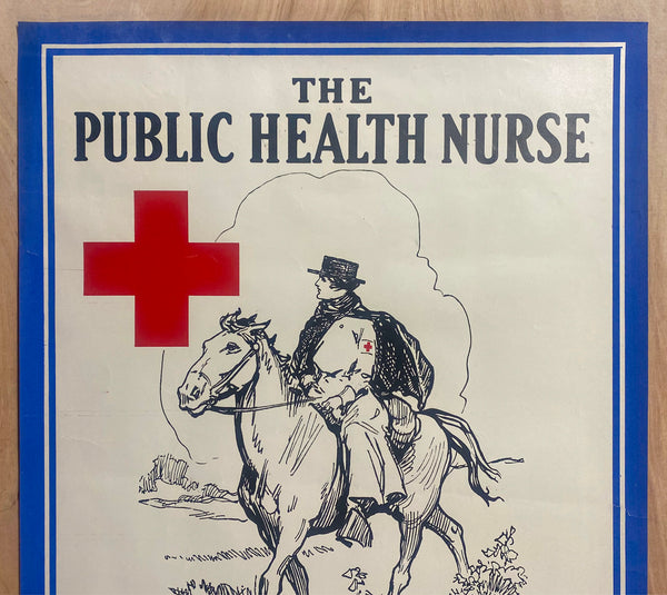 1918 The Public Health Nurse She Answers Humanities Call Gordon Grant Red Cross