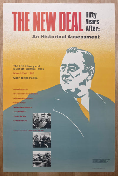 1983 The New Deal Fifty Years After Symposium LBJ Library Austin Texas
