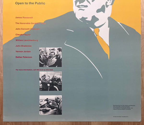 1983 The New Deal Fifty Years After Symposium LBJ Library Austin Texas