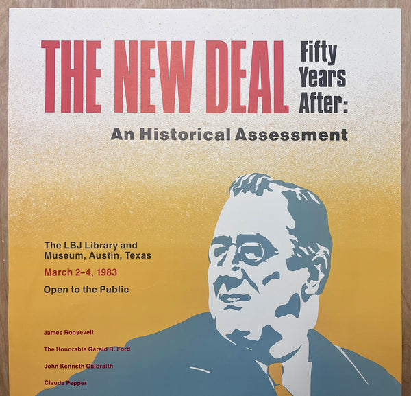 1983 The New Deal Fifty Years After Symposium LBJ Library Austin Texas