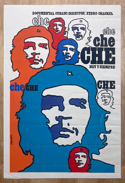 1983 Che Hoy y Siempre Una foto recorre el mundo Che Guevara Cuban Film Silkscreen
