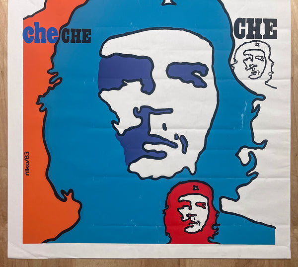 1983 Che Hoy y Siempre Una foto recorre el mundo Che Guevara Cuban Film Silkscreen