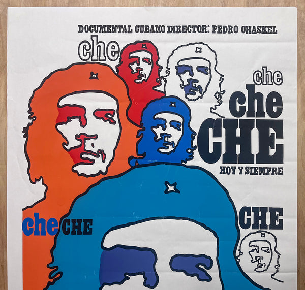 1983 Che Hoy y Siempre Una foto recorre el mundo Che Guevara Cuban Film Silkscreen