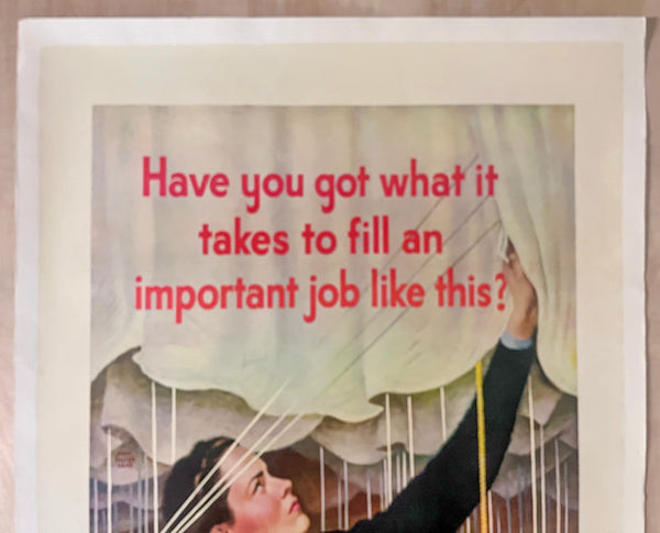1944 Have You Got What It Takes Enlist In The WAVES John Falter WWII