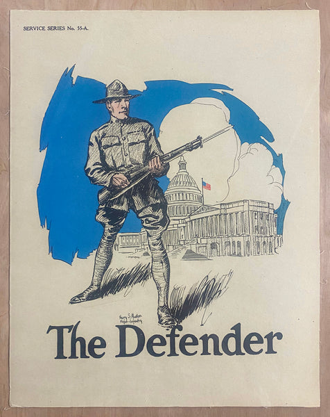 c.1920 The Defender Service Series 55A World War 1 Harry S. Mueller
