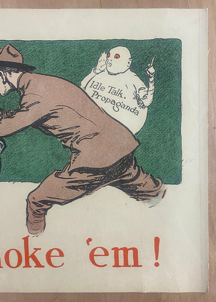 c.1920 Choke 'em! Service Series No. 44 World War 1 Poster