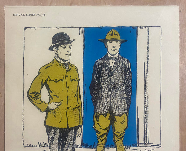 c.1920 Honor the Uniform. Is this the way to do it? Service Series 42 Gordon Grant