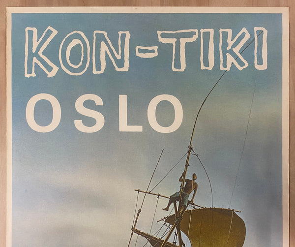 1972 Kon-Tiki Oslo Norway Travel Norwegian State Railways Thor Heyerdahl