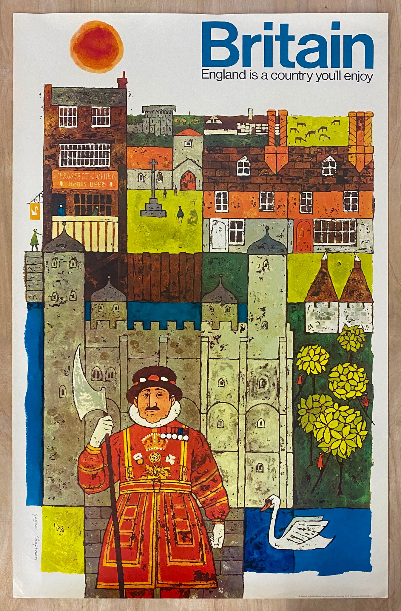 1968 Britain England Is A Country You’ll Enjoy Gaynor Chapman British Travel