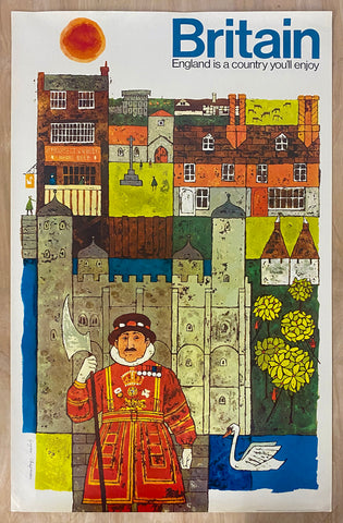 1968 Britain England Is A Country You’ll Enjoy Gaynor Chapman British Travel