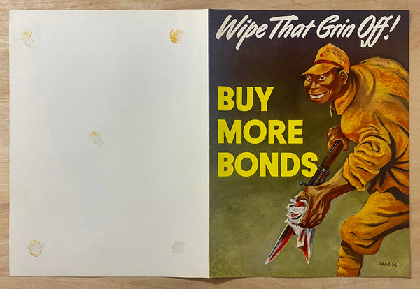 1943 Wipe That Grin Off Buy More Bonds William Gropper Abbott Laboratories WWII