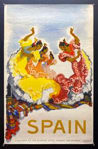1948 Spanish Dancers Spain State Tourist Department Travel Jose Morell