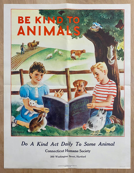 1949 Be Kind To Animals Humane Society Will Rannells
