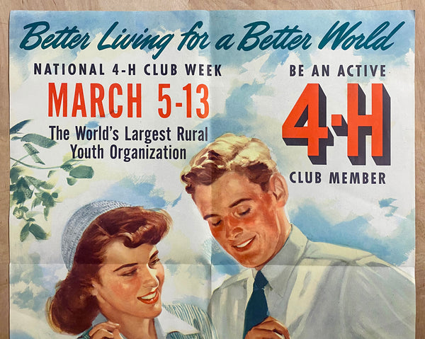 1949 Better Living for a Better World 4-H USDA Farm Youth Organization