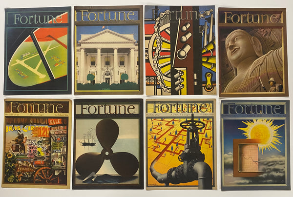 1932-1941 FORTUNE Magazine Cover Only Lot of 81 Vintage Original