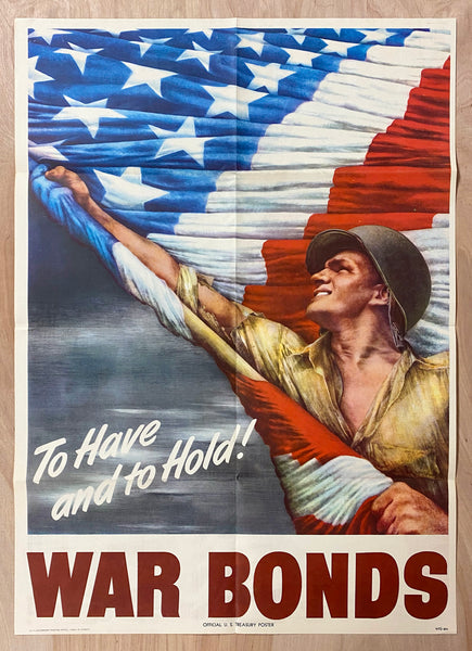 1944 To Have And To Hold War Bonds US Treasury Vic Guinnell WWII