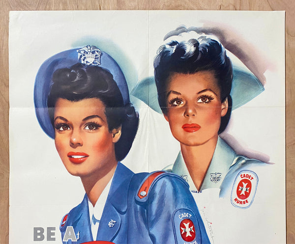 1944 Be A Cadet Nurse The Girl With A Future Jon Whitcomb WWII Nursing