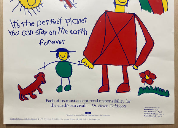 1986 Women’s Action For Nuclear Disarmament WAND Helen Caldicott