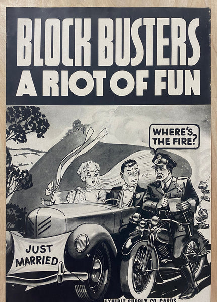 c.1940s Exhibit Supply Company Coin-Op Arcade Card Advertising