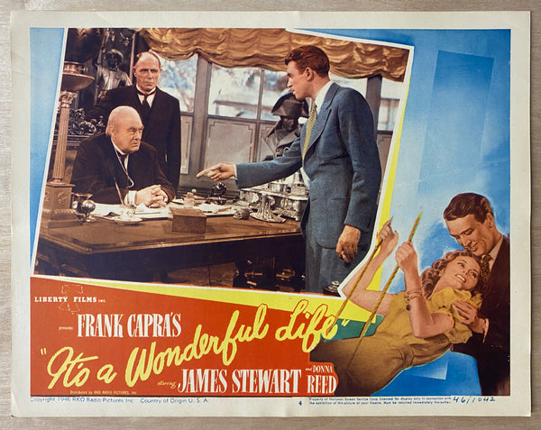 1946 It's a Wonderful Life Lobby Card Complete Set First Release Christmas