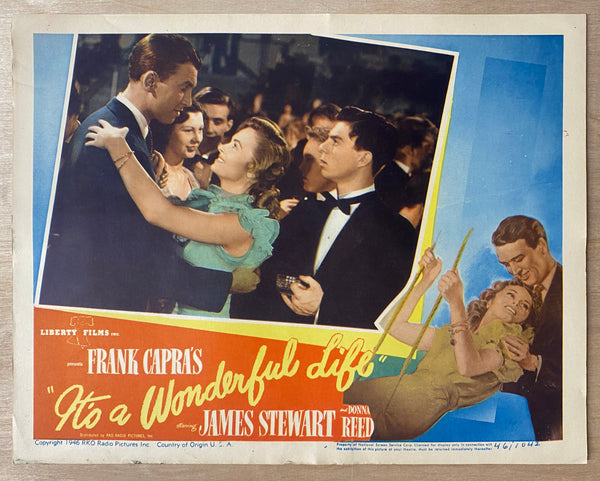 1946 It's a Wonderful Life Lobby Card Complete Set First Release Christmas