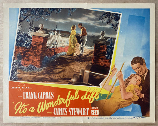 1946 It's a Wonderful Life Lobby Card Complete Set First Release Christmas