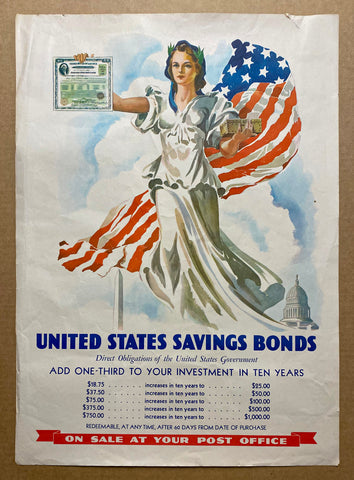 1935 United States Treasury Series A Savings Bonds Introduction