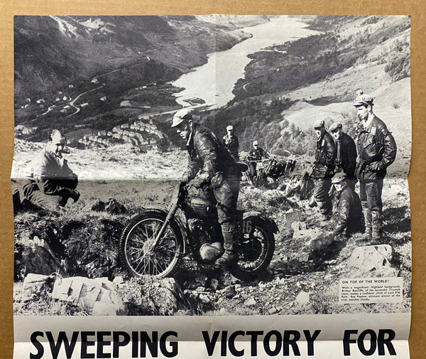 1959 Triumph Motorcycle Scottish Six Days Trial SSDT Advertising