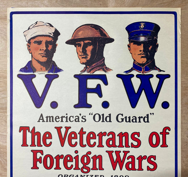 c.1919 VFW America’s Old Guard by Edward McCandlish Veterans Foreign Wars