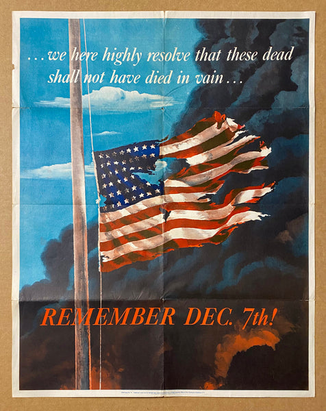 1942 Remember December 7th by Allen Saalburg Pearl Harbor WWII