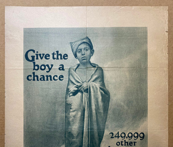 c.1918 Give The Boy A Chance Near East Relief Armenia Syria Persia WWI Era