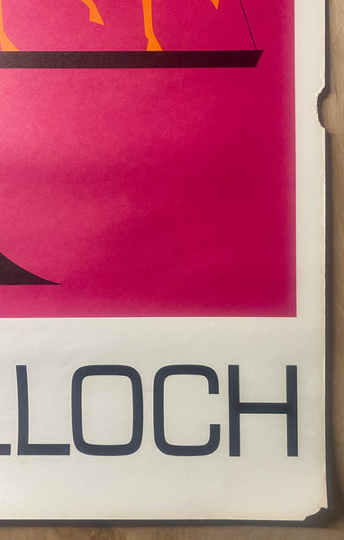 c.1964 McCulloch Outboard Boat Motor Dealer Poster Set of 5 Bail-A-Matic