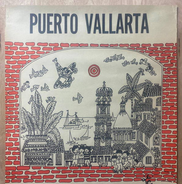 1974 Manual Lepe Macedo Galerie Grand Opening Puerto Vallarta Mexico