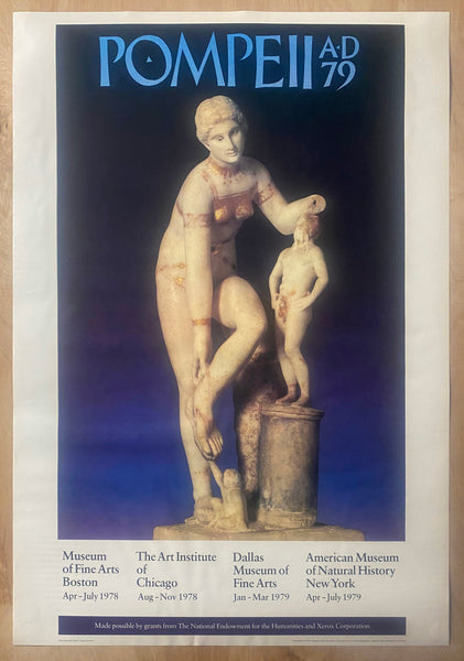 1978 Pompeii A.D. 79 Traveling Exhibition Boston Chicago Dallas New York City Museums
